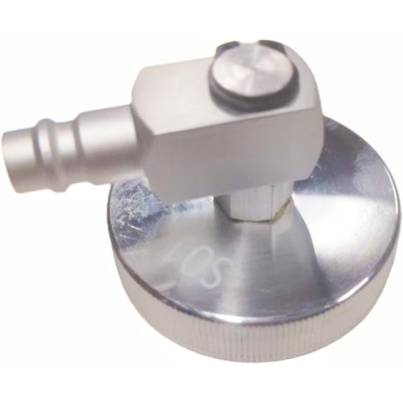 43mm Master Cylinder Bleeder Adapter, 360 Rotating Elbow Design, Brake Bleeder Adapter Compatible with Most European Car Models, Aluminum Alloy Manu-facturing, Rustproof, Corrosion-Resistant