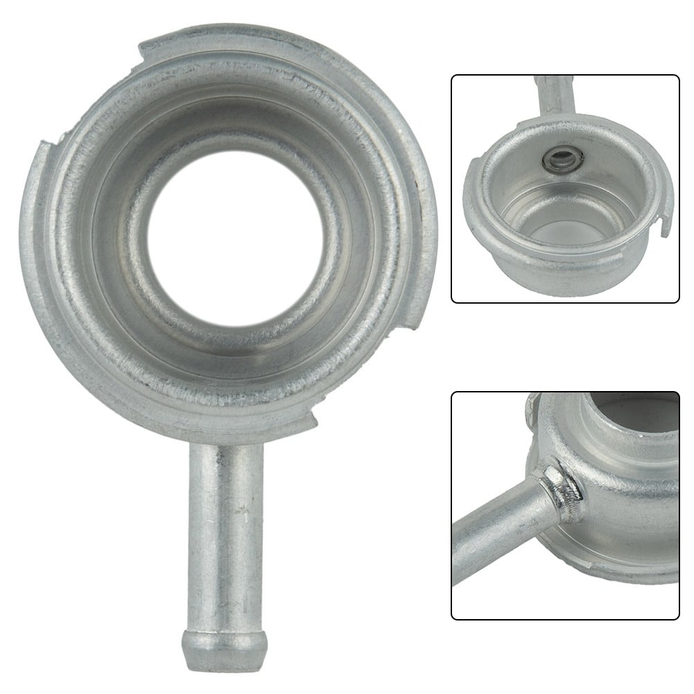Stainless Steel Coolant Filler Neck With 13 Lb Pressure Cap, 56mm OD