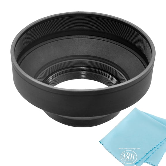 43mm Soft Rubber Lens Hood For Olympus 25mm f/2.8 Pancake Lens