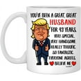 thumbnail image 1 of 43rd Anniversary Mug You've Been a Great Husband for 43 Years Aniversario De Bodas Gift From Wife Funny Coffee Cup For Men Ceramic White 11oz, 1 of 5
