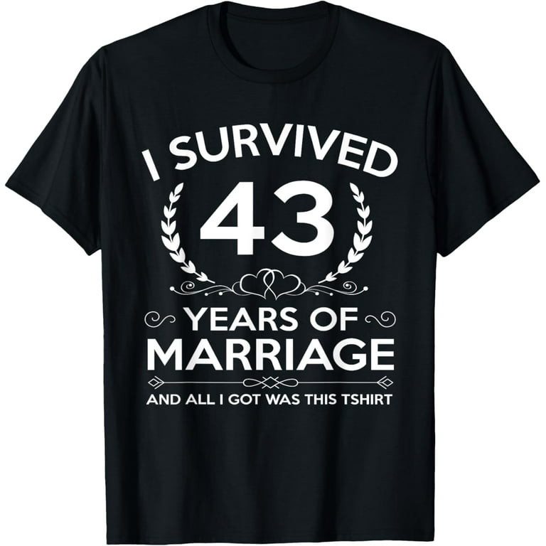 Anniversary Gift T-Shirt For 14 Years Marriage Couple Tee Anniversary Gift T-Shirt For 14 Years Marriage Couple Tee
