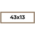 thumbnail image 1 of 43x13 Frame Gold Real Wood Picture Frame Width 1.25 inches | Interior Frame Depth 0.5 inches |, 1 of 8