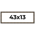 thumbnail image 1 of 43x13 Frame Gold Real Wood Picture Frame Width 1.5 inches | Interior Frame Depth 0.5 inches |, 1 of 8