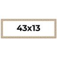 thumbnail image 1 of 43x13 Frame White Real Wood Picture Frame Width 1.5 inches | Interior Frame Depth 0.5 inches |, 1 of 8