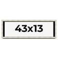 thumbnail image 1 of 43x13 Shadow Box Frame Silver | 1.625 Inches Deep Real Wood Contemporary Shadowbox Display Frame |, 1 of 7