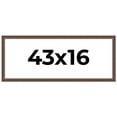 thumbnail image 1 of 43x16 Frame Golden Caramel Solid Wood Bronze Picture Frame | 1.25 Inch Moulding Width | 0.5 Inch, 1 of 8