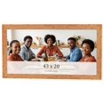 thumbnail image 1 of 43x20 Frame Beige Real Wood Picture Frame Width 1.25 inches | Interior Frame Depth 0.5 inches |, 1 of 8