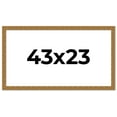 thumbnail image 1 of 43x23 Frame Black and Gold Distressed Solid Wood Sonoma Picture Frame | 1.625 Inch Moulding Width |, 1 of 8