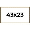 thumbnail image 1 of 43x23 Frame Gold Kingsley Distressed Solid Wood Picture Frame Width 0.75 Inches | Interior Frame, 1 of 8