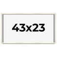 thumbnail image 1 of 43x23 Frame White Wheat Solid Wood Picture Frame | Moulding Width 0.75 Inches | Interior Depth 0.5, 1 of 8