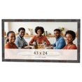 thumbnail image 1 of 43x24 Frame Brown Bamboo with Dark Coffee/Walnut Finish | Solid Wood Picture Frame Width 0.75, 1 of 8