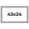 thumbnail image 1 of 43x24 Frame Grey Real Wood Picture Frame Width 2.75 Inches | Interior Frame Depth 0.5 Inches |, 1 of 8
