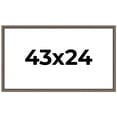 thumbnail image 1 of 43x24 Frame Silver Real Wood Picture Frame Width 1.25 Inches | Interior Frame Depth 0.5 Inches |, 1 of 8
