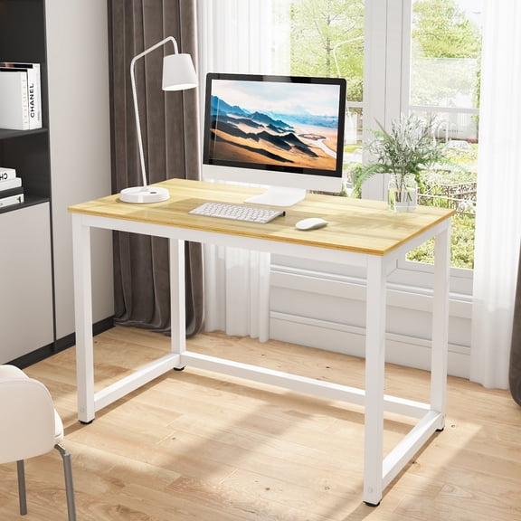 43x24x29 Inch Modern Simple Design Work Table Desk Wood Computer Desk PC Laptop Table Workstation Study For Home Gaming Office