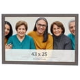 thumbnail image 1 of 43x25 Frame Blue Kingsley Pewter Solid Wood Picture Frame Width 0.75 Inches |Interior Depth 0.5, 1 of 8