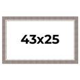thumbnail image 1 of 43x25 Frame Grey Real Wood Picture Frame Width 2.75 Inches | Interior Frame Depth 0.5 Inches |, 1 of 8