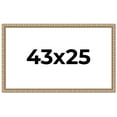 thumbnail image 1 of 43x25 Frame Silver Real Wood Picture Frame Width 1.5 inches | Interior Frame Depth 0.5 inches |, 1 of 8