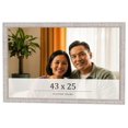 thumbnail image 1 of 43x25 Frame White Real Wood Picture Frame Width 0.75 inches | Interior Frame Depth 0.5 inches |, 1 of 8