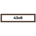 thumbnail image 1 of 43x8 Frame Brown Burl Real Wood Picture Frame Width 1.625 Inches | Interior Frame Depth 0.5 Inches, 1 of 8
