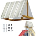 thumbnail image 1 of 43x90 Inch Playground Replacement Canopy 600D Waterproof Oxford Swing Set Tarp UV-Resistant Outdoor Kids Playhouse Roof Awning Sunscreen, 1 of 6