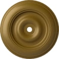 thumbnail image 1 of 44 1/2"OD x 4"ID x 4 "P Classic Ceiling Medallion (Fits Canopies up to 8 1/4"), Hand-Painted Gold, 1 of 6