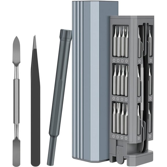 44 in 1 Small  Precision  Set with Case, 360? Spin Handle DYI Mini Multifunction  Bit Kit, Repair Tool Kit for Electronics,Phone,Laptop,Macbook,PC,Watch,Eyeglass,