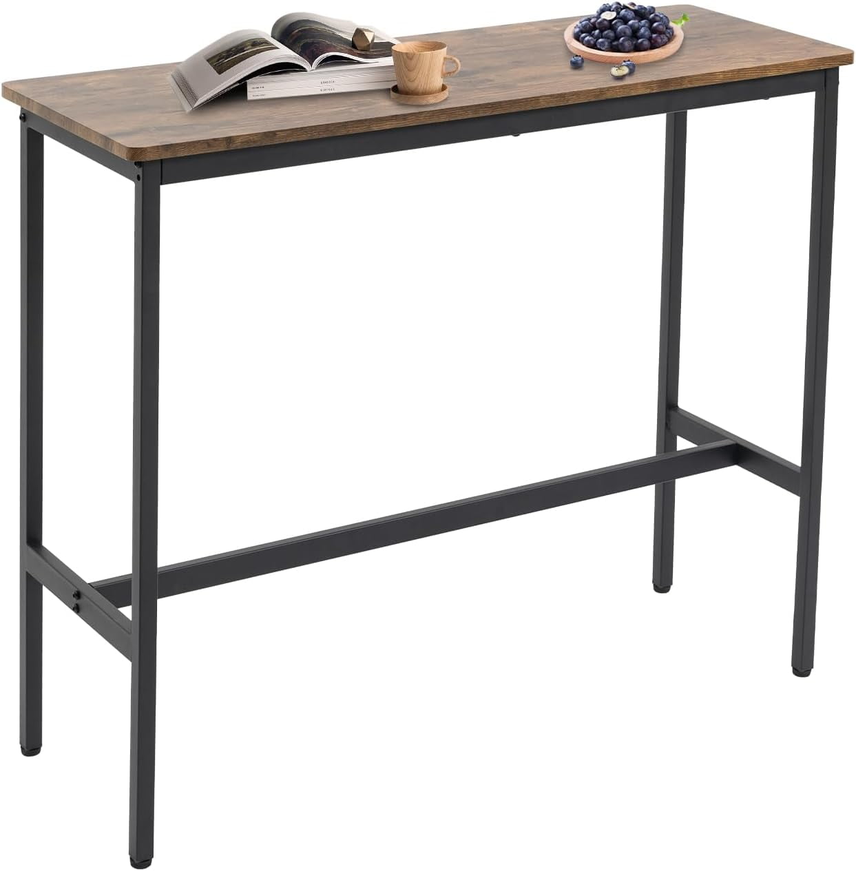 44.5" Sofa Table, Bar Height Pub Table, Narrow Entryway Table, Narrow ...
