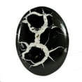 thumbnail image 1 of 44.60Cts Natural Black Septarian Oval Cabochon Untreated Loose Gemstone, 1 of 3