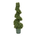 thumbnail image 1 of 44 in. Artificial Boxwood Spiral Topiary, 1 of 4