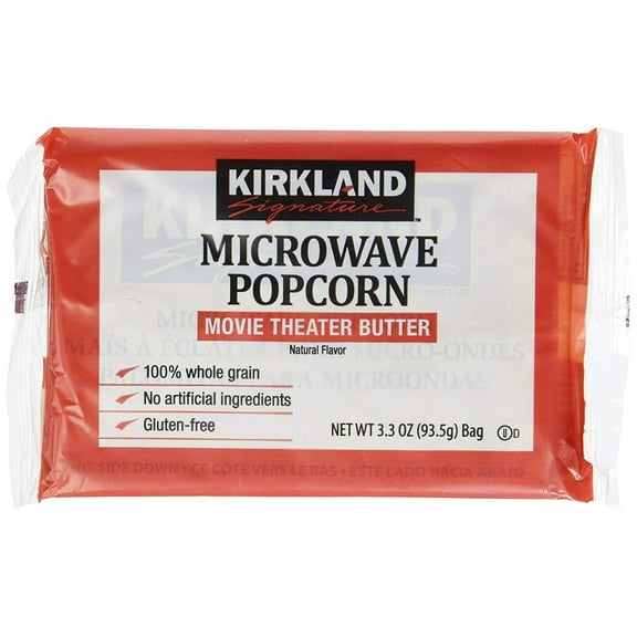 44 Bags Microwave Popcorn SE33"Movie Theater Butter from Kirkland Signature