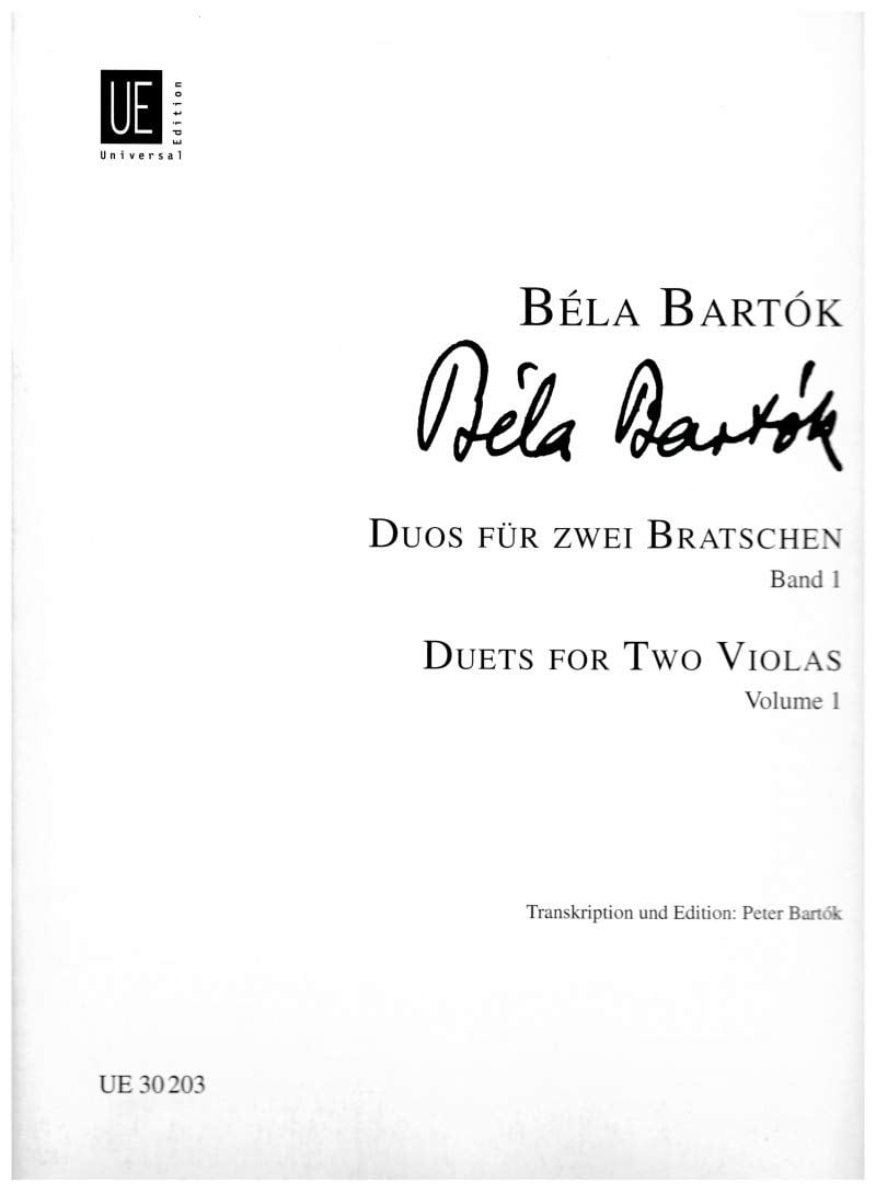 44 Duets for Two Violas - Volume 1