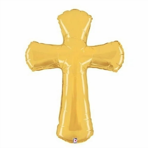 44 Gold Cross Foil Balloon Party Decorating Supplies