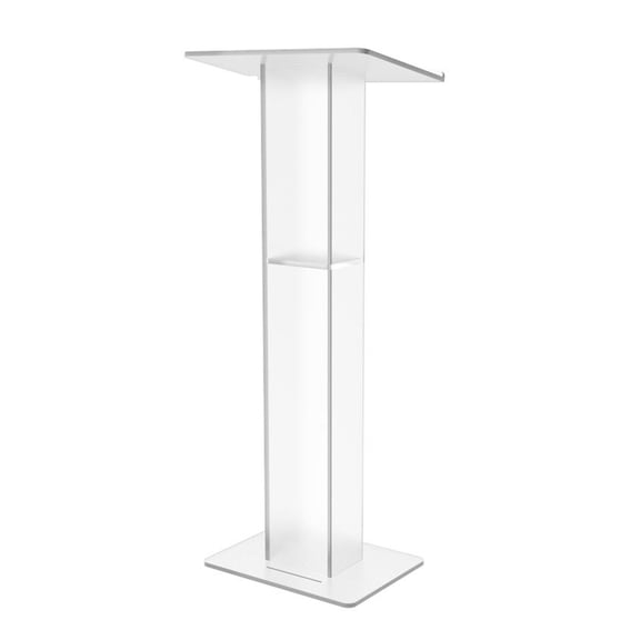 44"H Acrylic Podium Plexiglass Church Pulpit School Lectern Event Reception