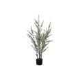 44‑Inch Green Artificial Eucalyptus Tree, Adjustable‑Stem Plastic Faux ...