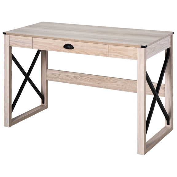 44-Inch Rustic Work Desk | Can Be a Game Table | Durable Finish | Fits in Small Home Areas