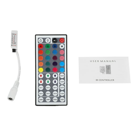 44 Keys Mini IR Remote Controller for RGB LED Tape Strip Light