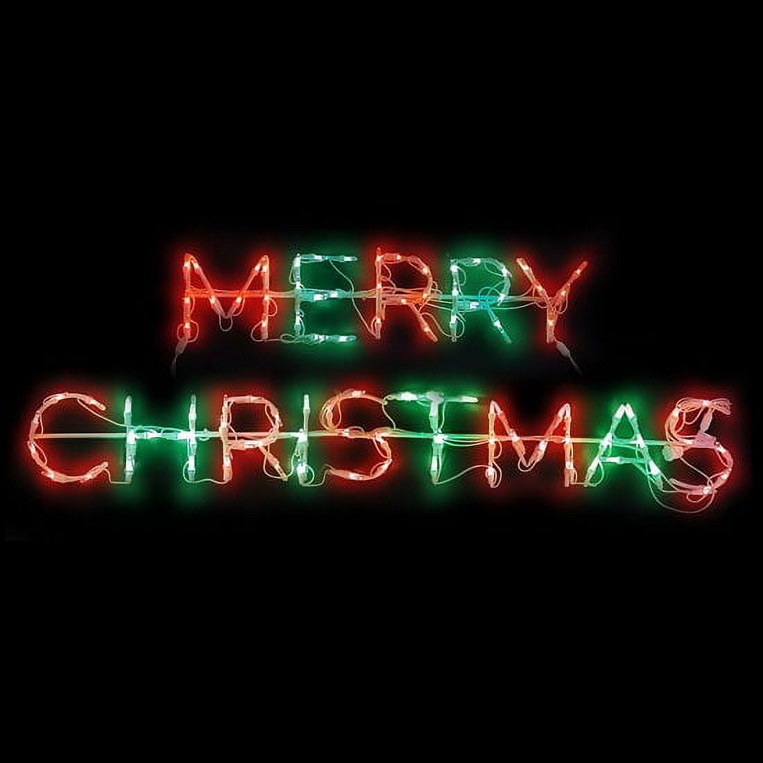 44" LED Merry Christmas Sign