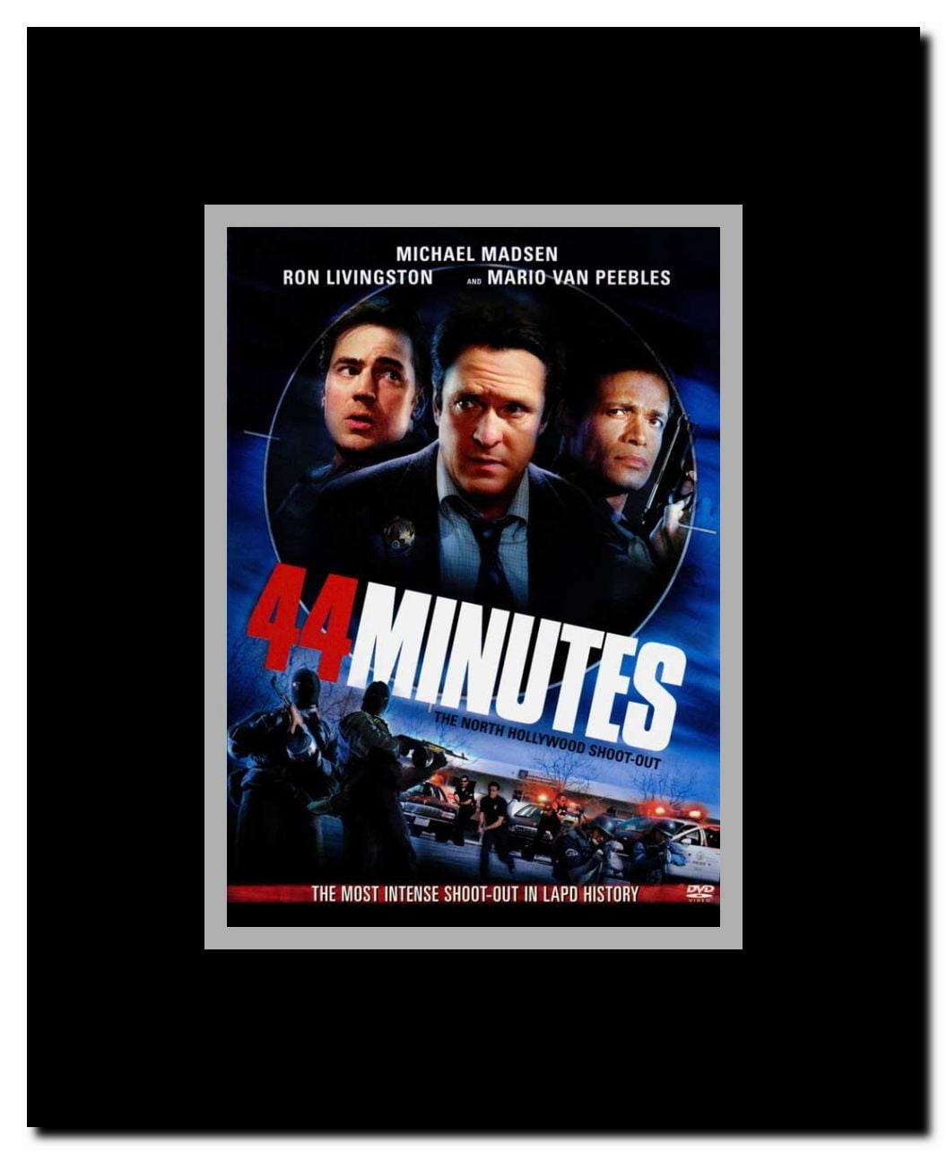 44 Minutes: The North Hollywood Shoot-Out Framed Movie Poster