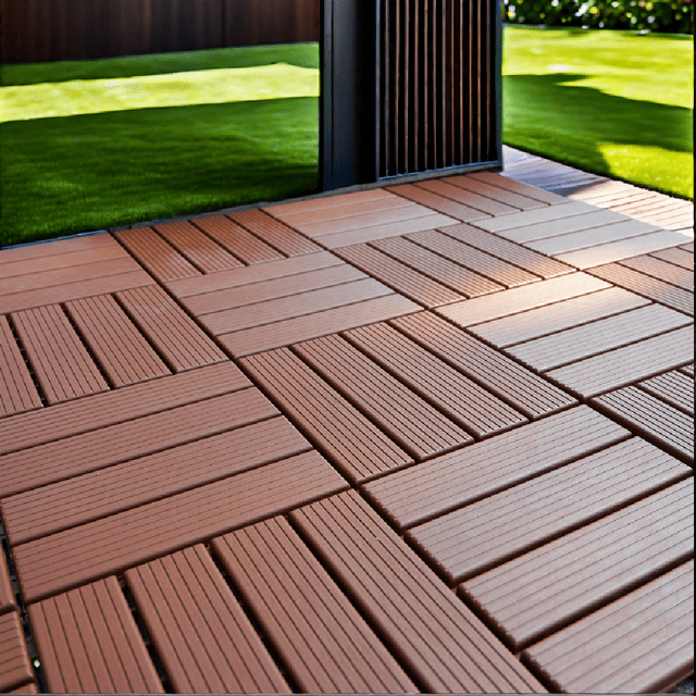 44 PCS Interlocking Deck Tiles 12