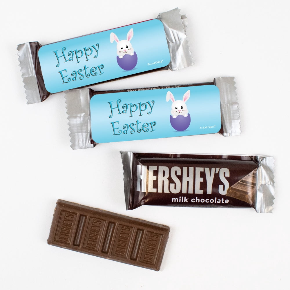 44 Pcs Bulk Easter Candy Snack Size Chocolate Bars For Party Favors & More (19.8 oz) - Bunny