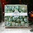 thumbnail image 1 of 44 Piece Transparent Christmas Ornament Ball Set 1.97in Diameter Plastic Tree Decor Festive Decoration(Green), 1 of 6