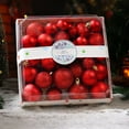 thumbnail image 1 of 44 Piece Transparent Christmas Ornament Ball Set 1.97in Diameter Plastic Tree Decor Festive Decoration(Red), 1 of 6
