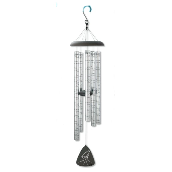 Outdoor Living and Style 44" Clear Sonnet Sounds Heavenly Bells Inspirational Outdoor Patio Garden