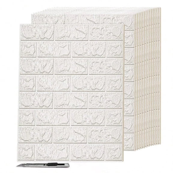44 Square Feet Pack Of 30 Wall Panel Foam White