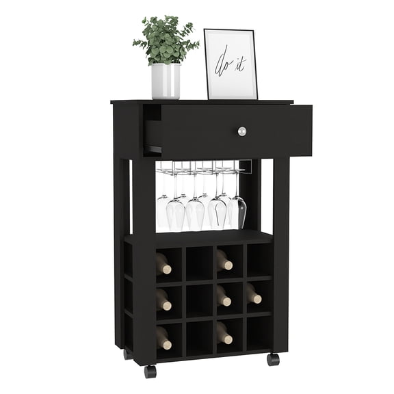 44'' Superior Top - With One Open Shelf - Home Bar Setup - Convenient Display