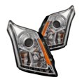 thumbnail image 1 of , USA  10-15 SRX Headlight Projector with Plank Style Design Chrome Clear, 1 of 1