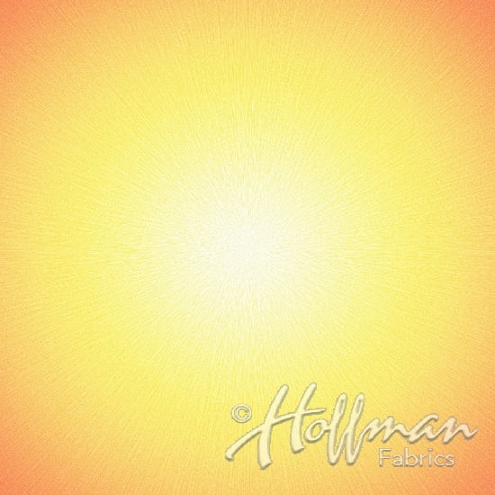 44" X 44" Panel Supernova Sunshine Bright Explosion Orange Yellow Hoffman California Fabrics Sun Cotton Fabric Panel (P4287-149-SUN)