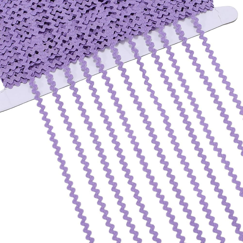 Purple Ric Rac Trim 44 Yards Rick Rack Trim for Sewing RIC Rac 1/8 inch Rickrack Lace Wave ...