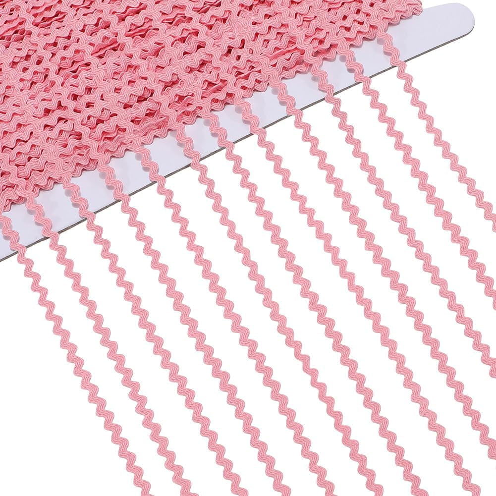 Ric Rac 44 Yards Rick Rack Trim for Sewing RIC Rac Ribbon 1/8 inch Pink ...