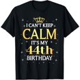 thumbnail image 1 of 44 Year Old Men Women Birthday Gift It's My 44th Birthday T-Shirt, 1 of 5
